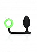 Butt Plug With Cock Ring - Glow In The Dark