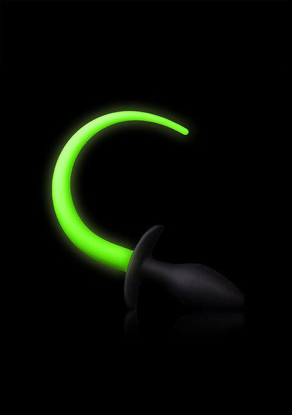 Puppy Tail Plug - Glow In The Dark