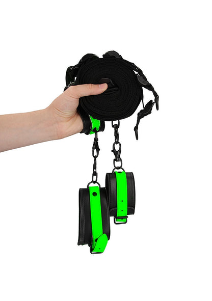 Bed Bindings Restraint Kit - Glow In The Dark