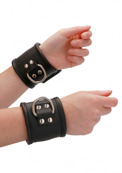 Restraint Handcuff With Padlock - Black