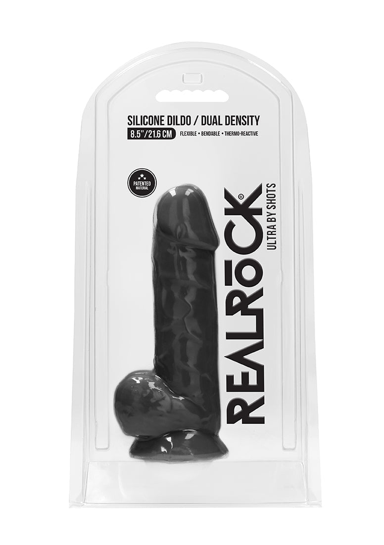 Silicone Dildo With Balls - 8,5''/ 21,6 Cm