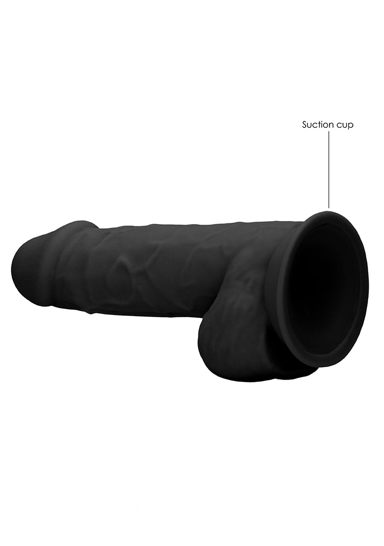 Silicone Dildo With Balls - 8,5''/ 21,6 Cm