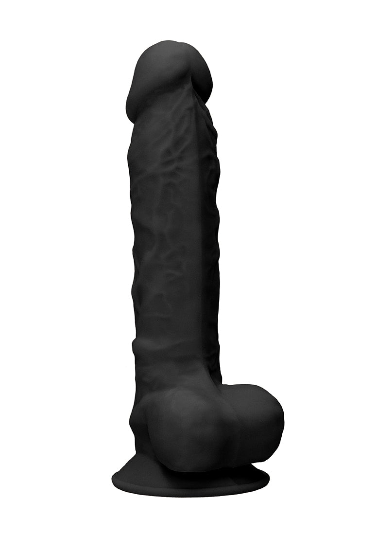 Silicone Dildo With Balls - 9''/ 22,8 Cm