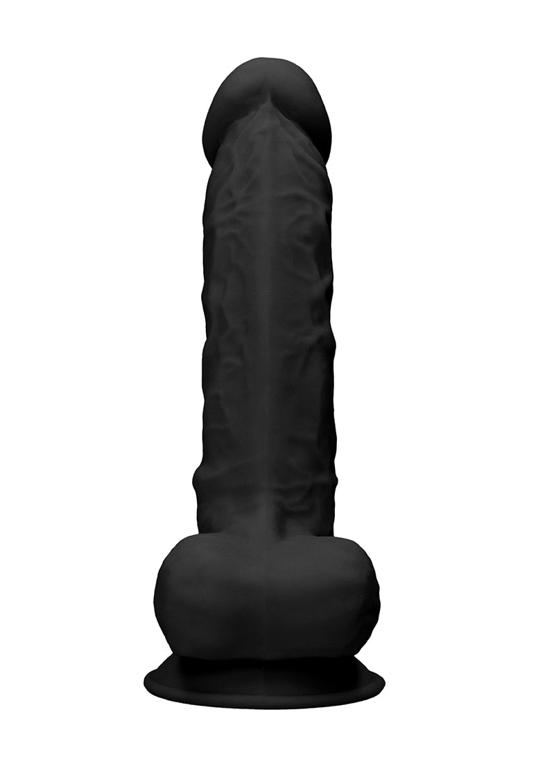 Silicone Dildo With Balls - 9''/ 22,8 Cm