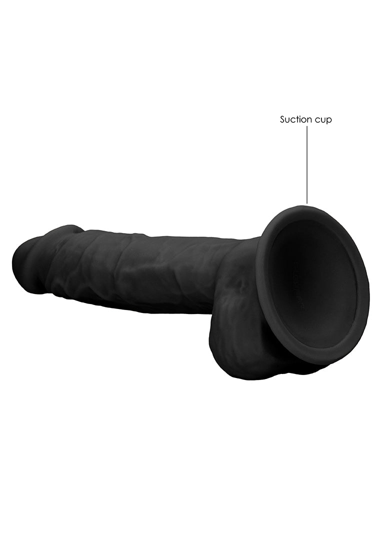 Silicone Dildo With Balls - 9''/ 22,8 Cm