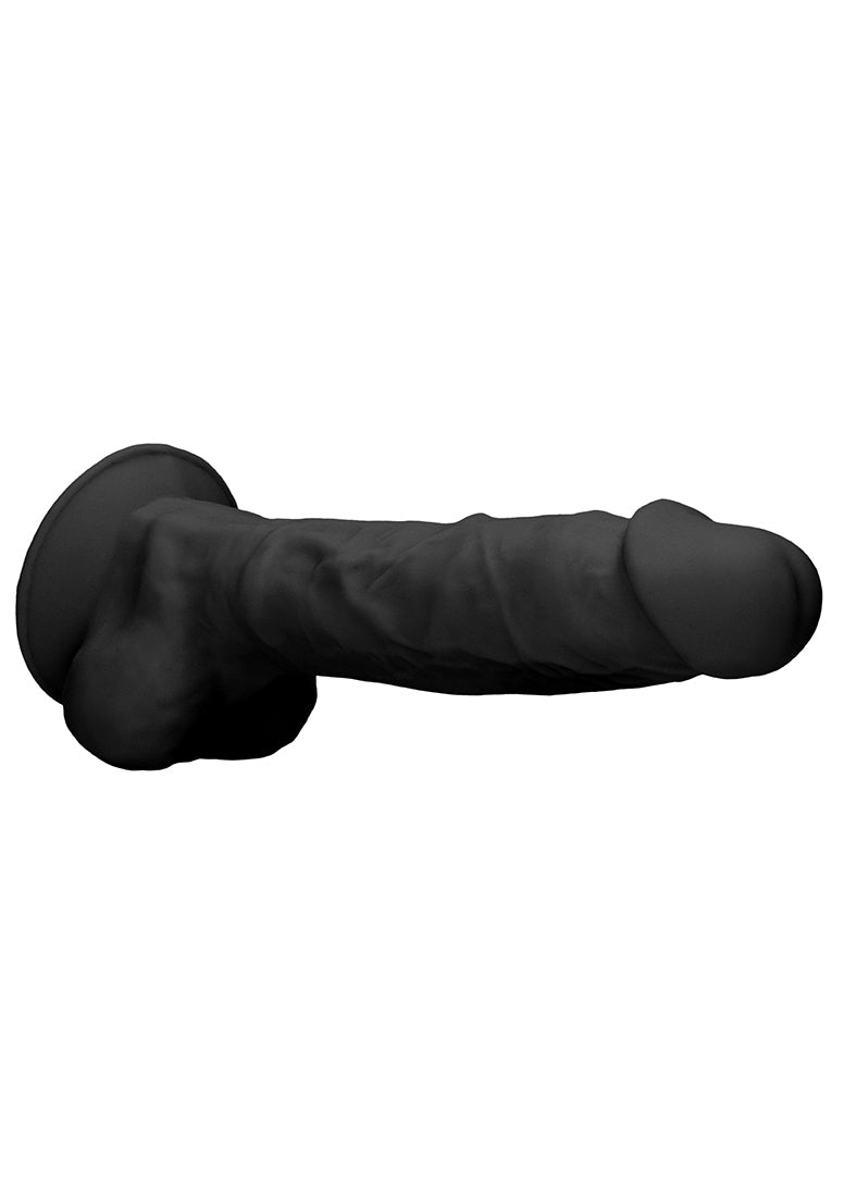 Silicone Dildo With Balls - 9''/ 22,8 Cm