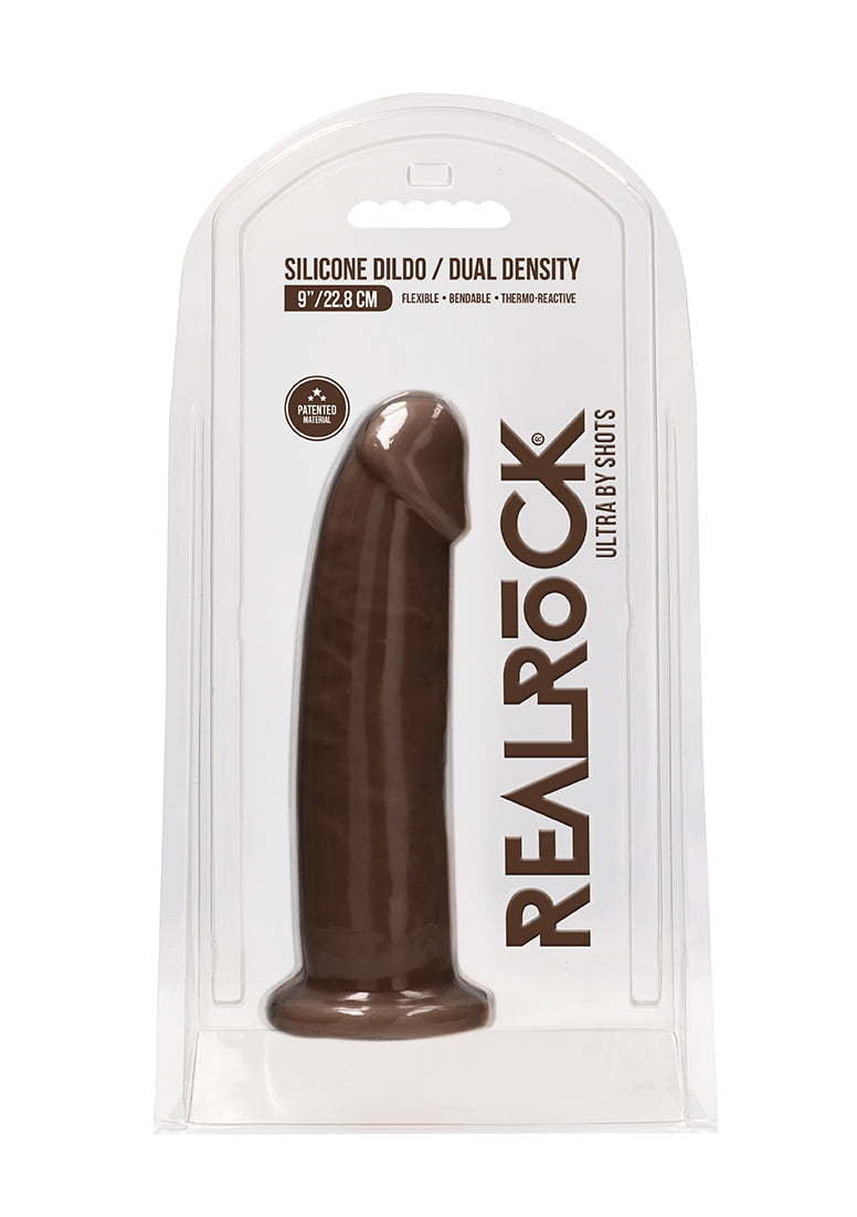 Silicone Dildo Without Balls - 22,8 Cm - Brown