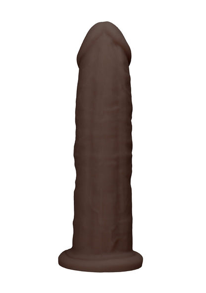 Silicone Dildo Without Balls - 22,8 Cm - Brown