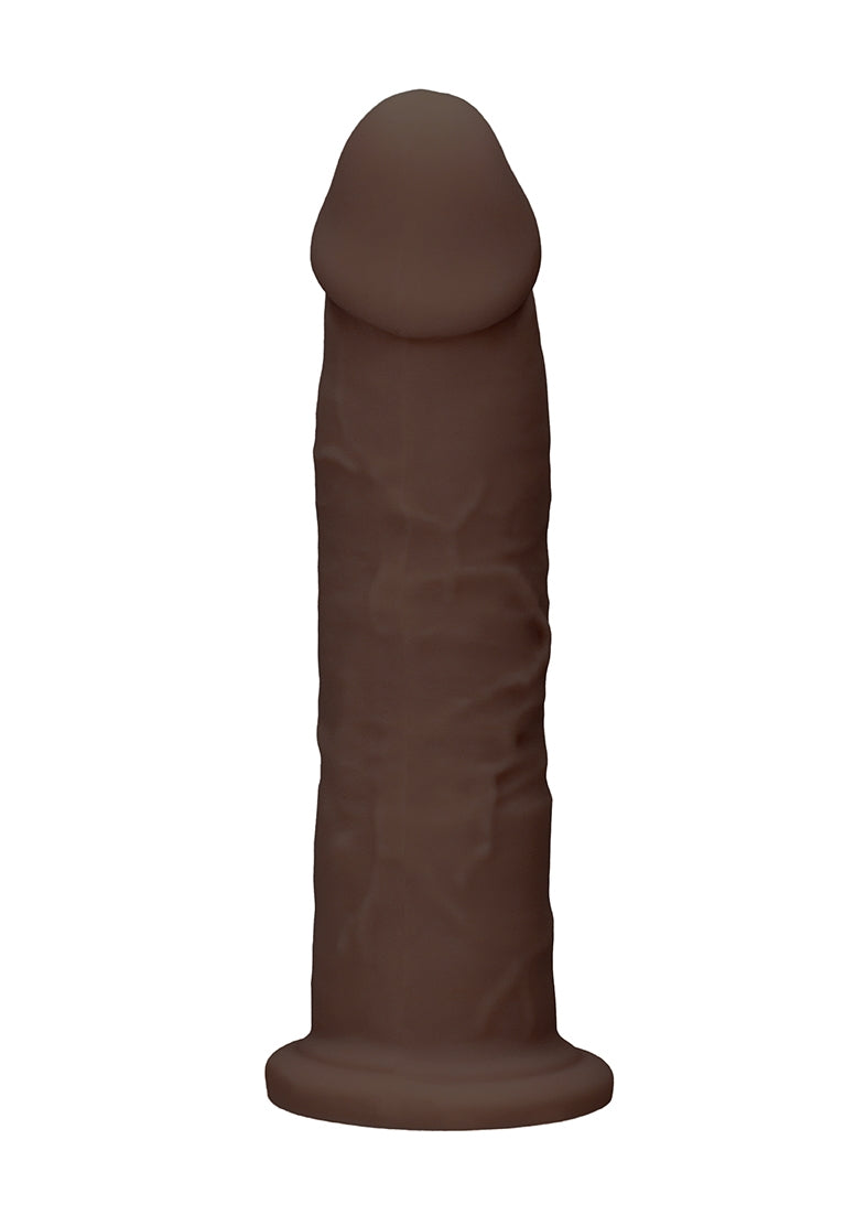 Silicone Dildo Without Balls - 22,8 Cm - Brown