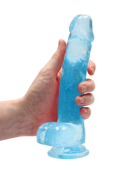 Realistic Dildo With Balls - 8"/ 21 Cm