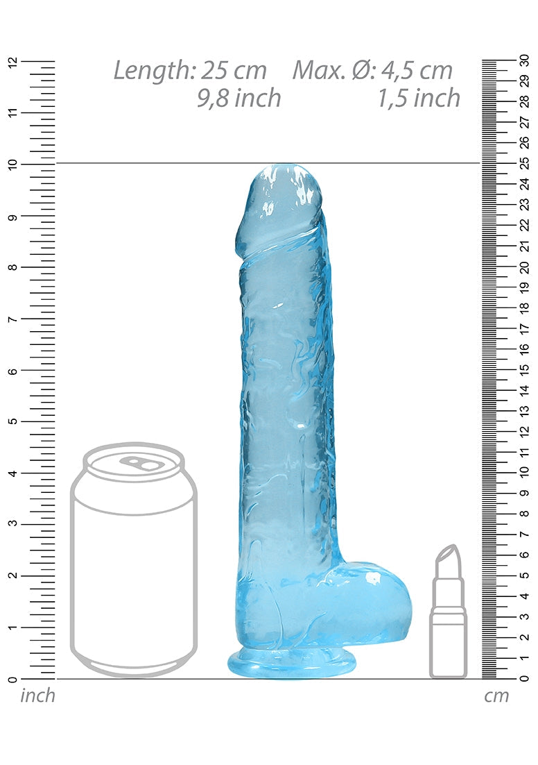 Realistic Dildo With Balls - 9"/ 25 Cm