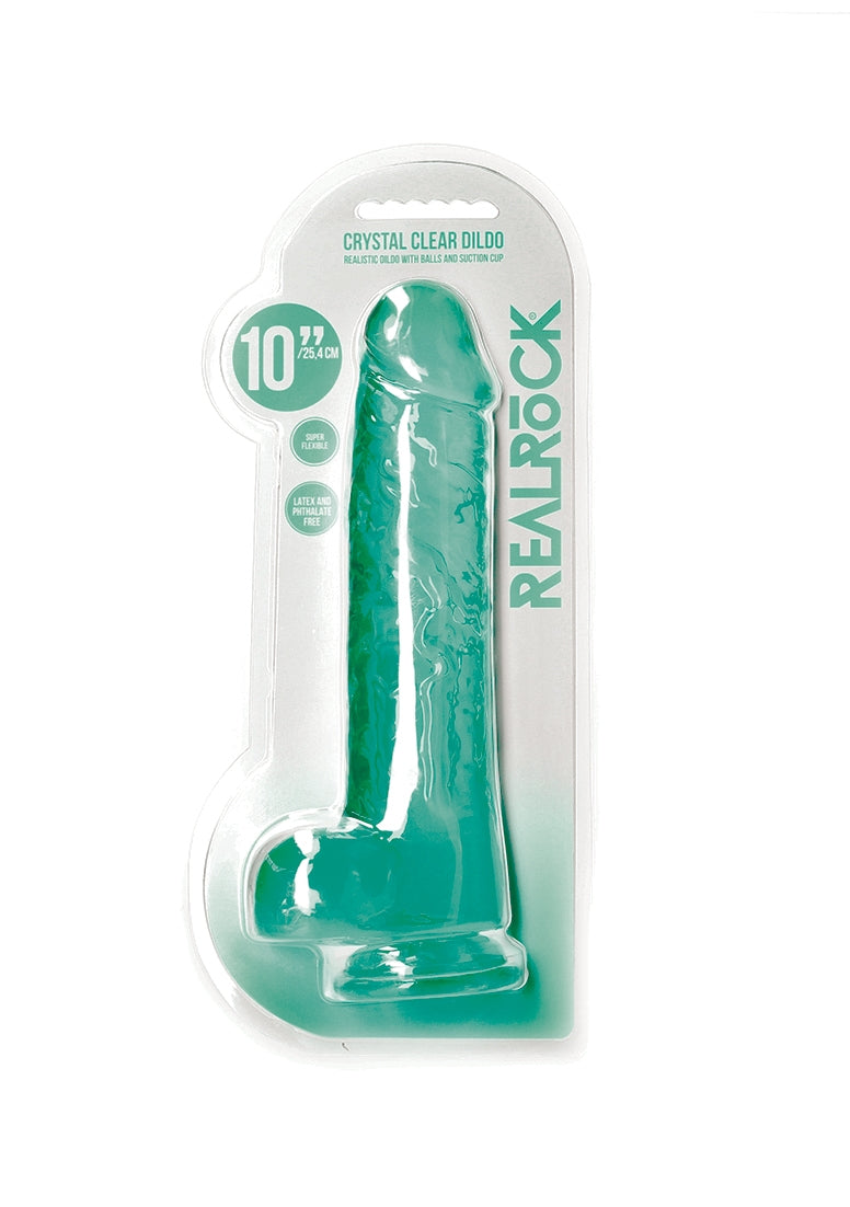 Realistic Dildo With Balls - 10"/ 25,4 Cm