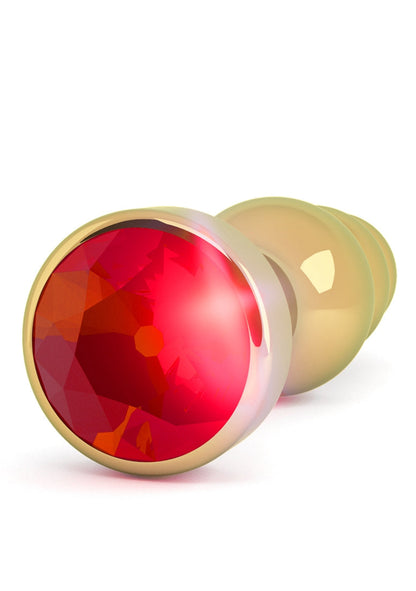 R7 - Gold Plug - 3,9 Inch - Red Sapphire