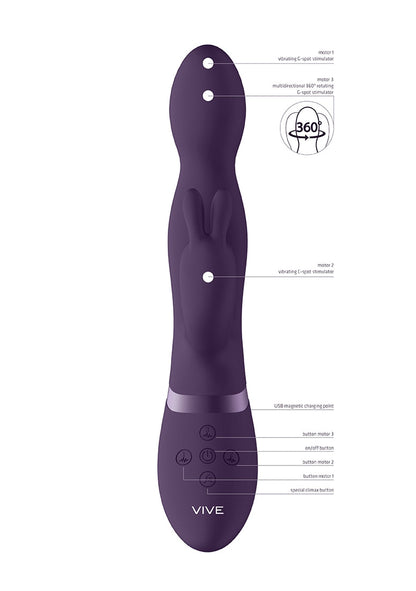 Niva - 360degrees Rabbit - Purple