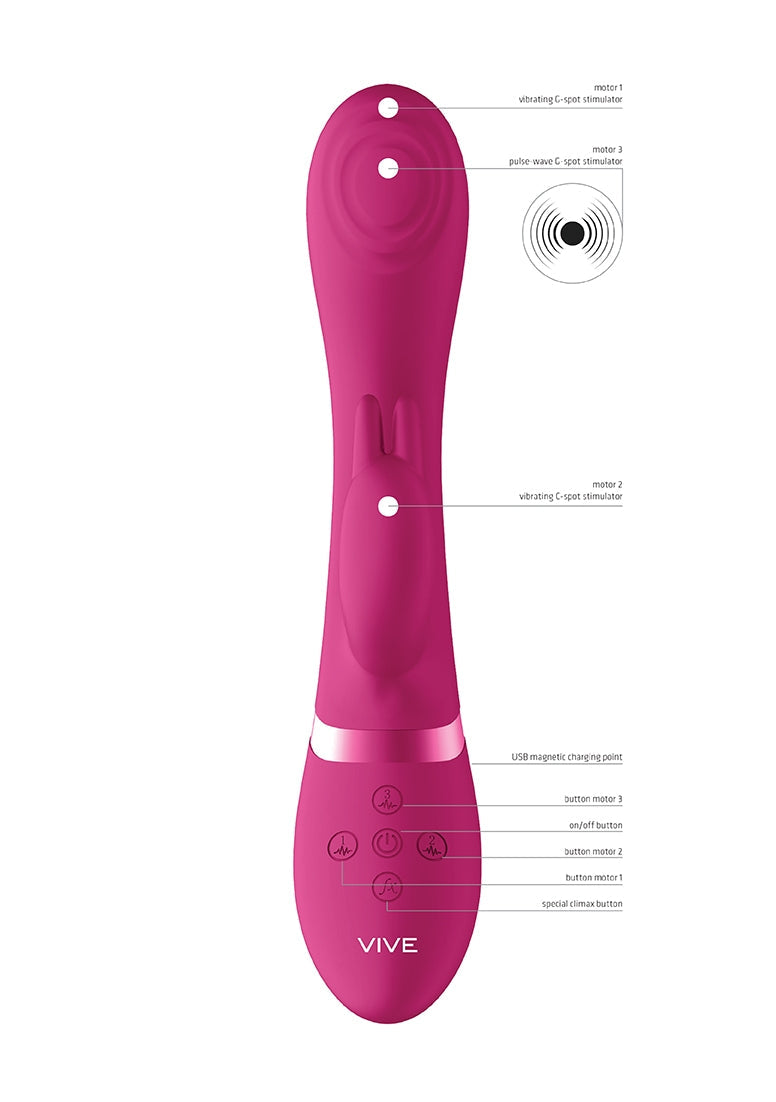 Cato - Pulse G-spot Rabbit - Pink