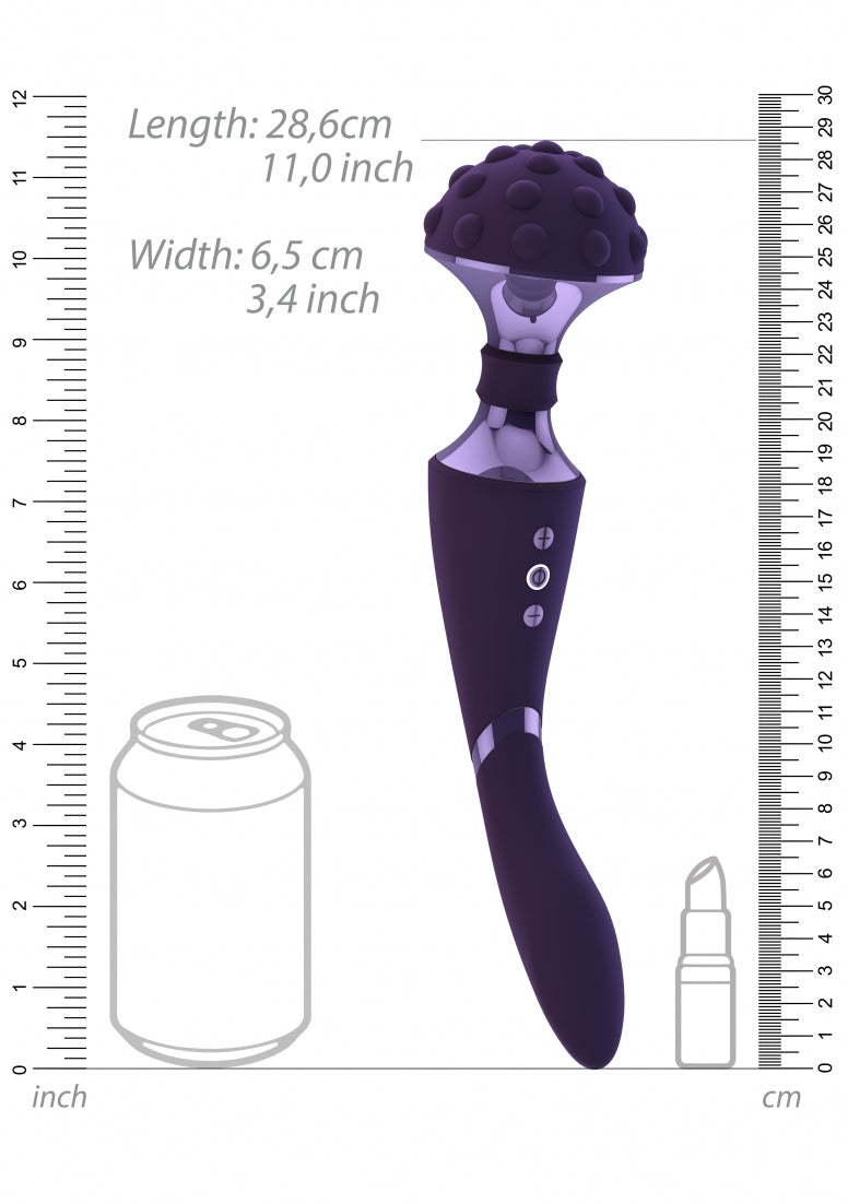 Shiatsu - Bendable Massager Wand - Purple