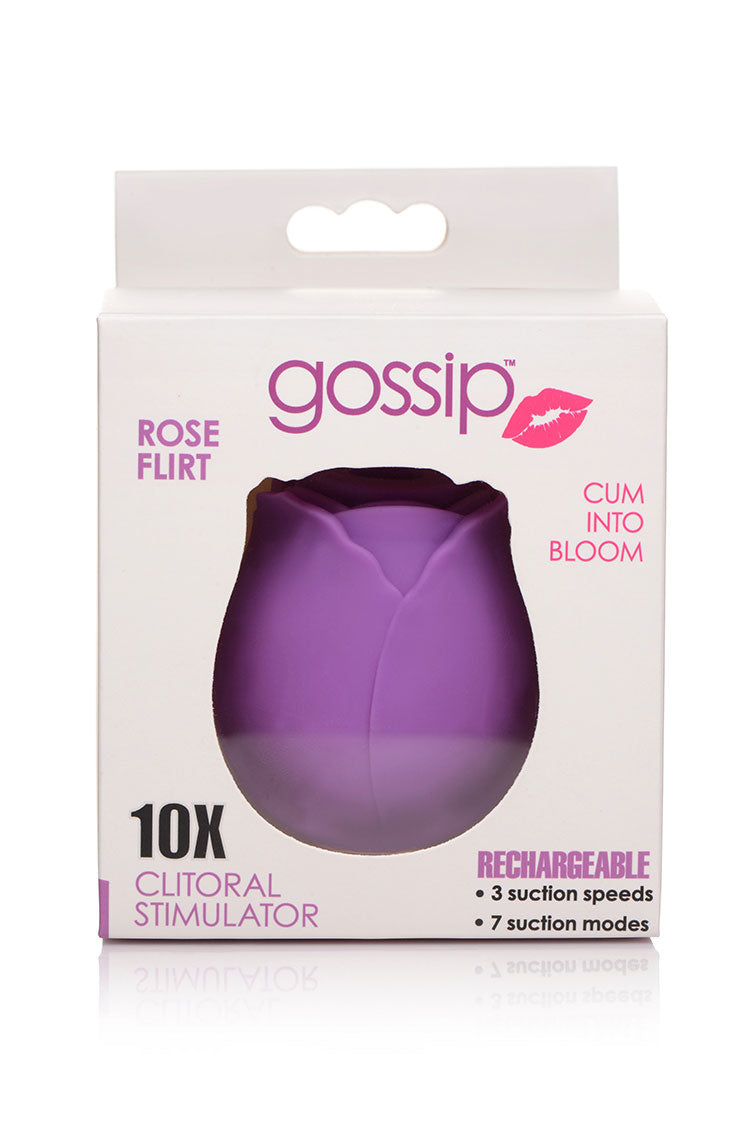Gossip Cum Into Bloom Clitoral Vibrator - Rose Flirt